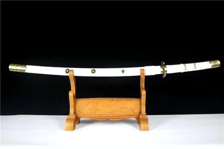 Amenohabakiri Katana De Kozuki Oden Une Pièce Épée De Samouraï Japonais Acier à Haute Teneur En Manganèse Épée Longquan