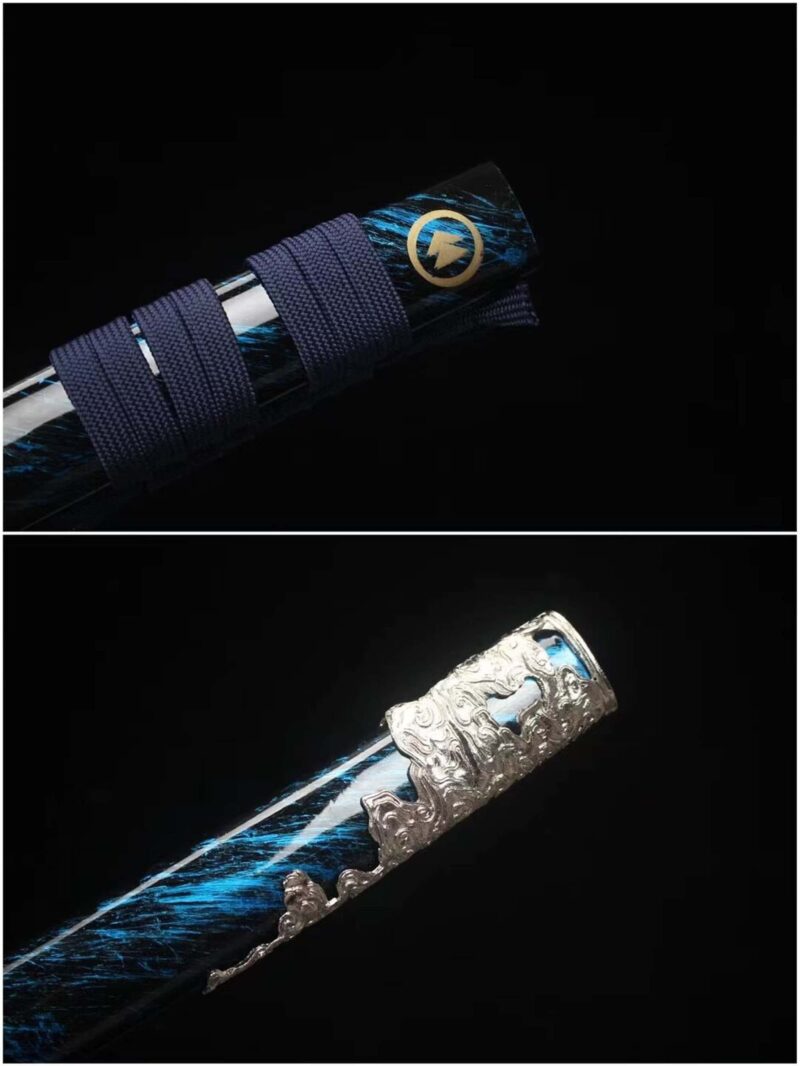 Acier T10  Trempé à L’argile  Ghost Of Tsushima  Katana Japonais  épée De Samouraï Faite à La Main  Véritable Katana  Full Tang