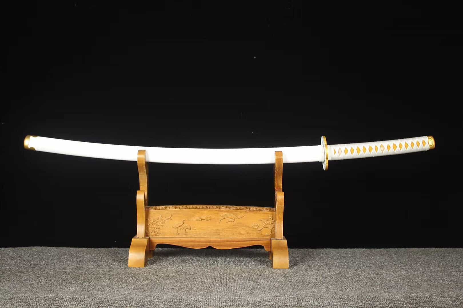 Zenitsu Agatsuma Katana Sword (Carbon Steel 1060) | Katana