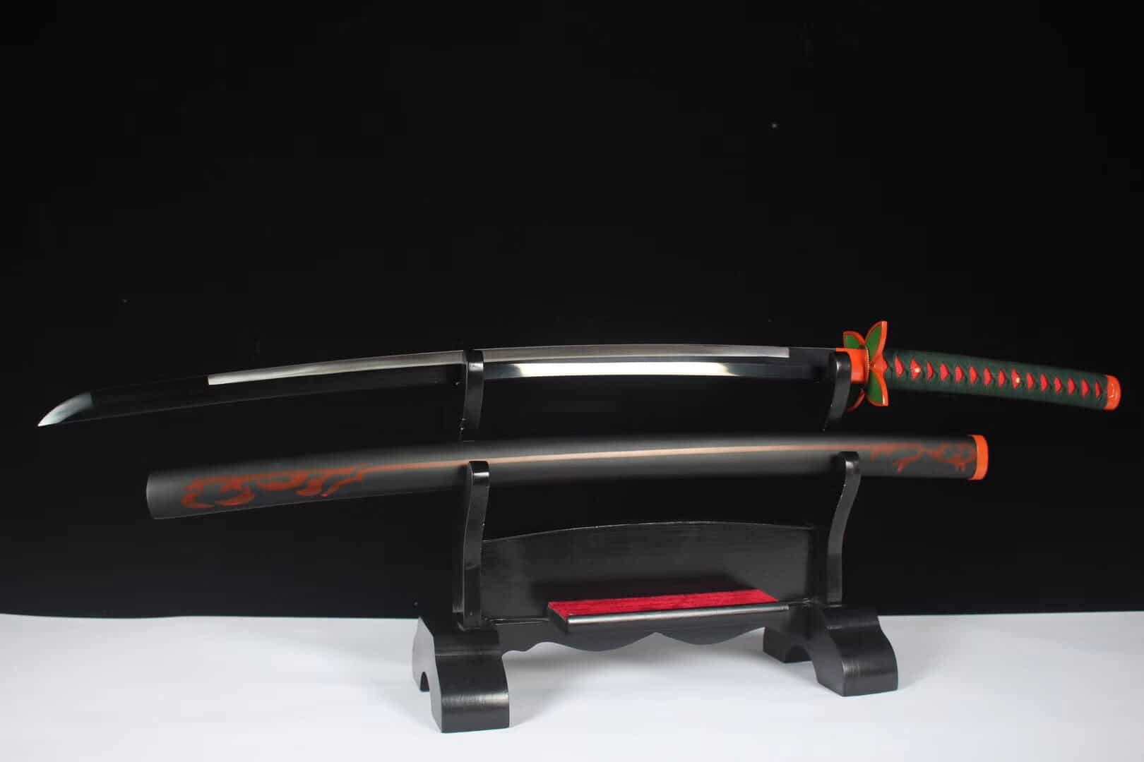 Katana in legno DEMON SLAYER SHINOBU KOCHOU NERA SERIE