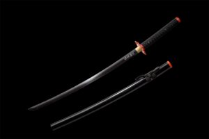 Katana Giyuu Noir (acier Au Carbone 1060) (copie)