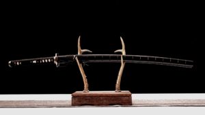 Katana Daisen (acier Damas)