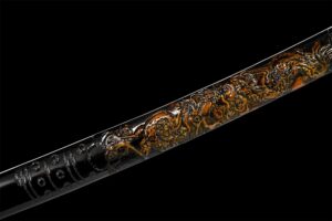 Katana Nanao (acier T10 Véritable Hamon Choji)