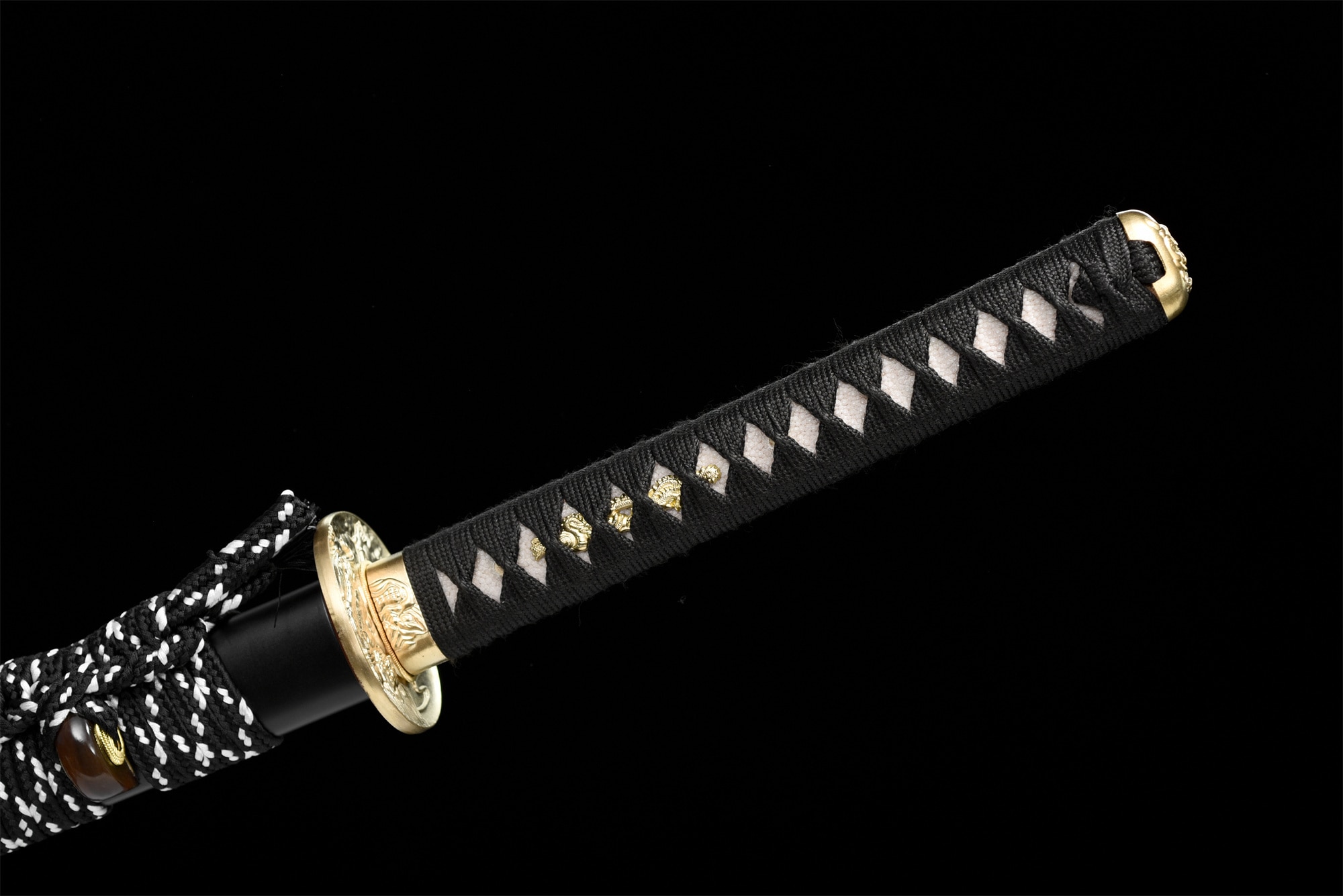 Kuji Katana (T10 Steel & Genuine Hamon & Rayskin) | Katana Heaven