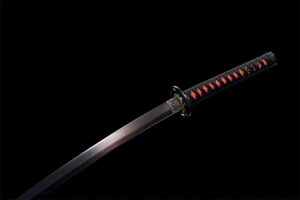 Katana Magma (acier Damas Rouge)