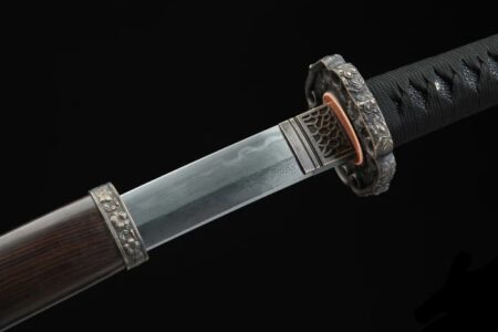 Katana Kaizu (Acier Damas & Véritable Hamon)